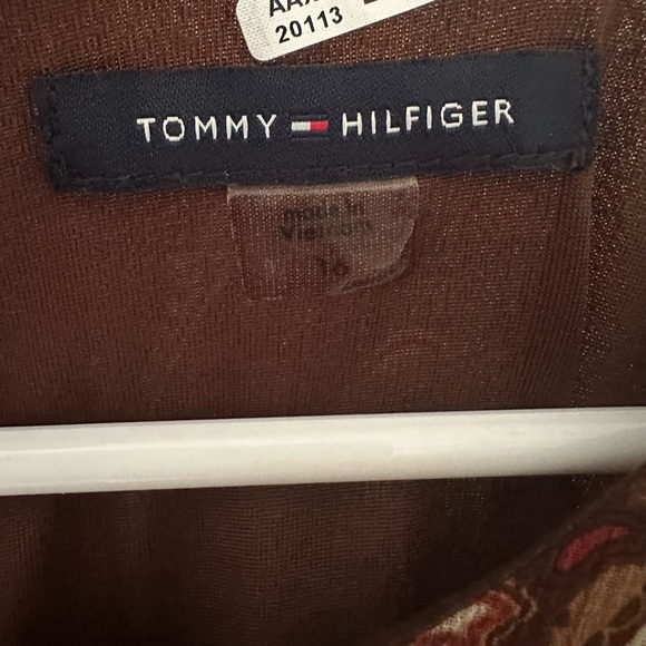 Tommy Hilfiger Chiffon Belted Dress - Picture 4 of 4